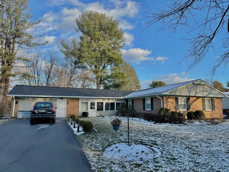 Outdoor deck and backyard at Bright Hands Assisted Living